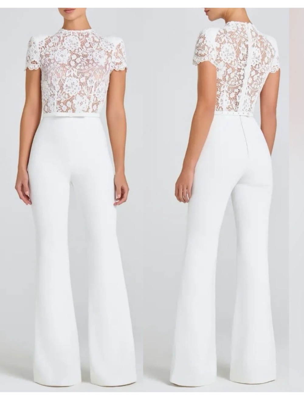 Nadine Merabi Hattie Lace Jumpsuit